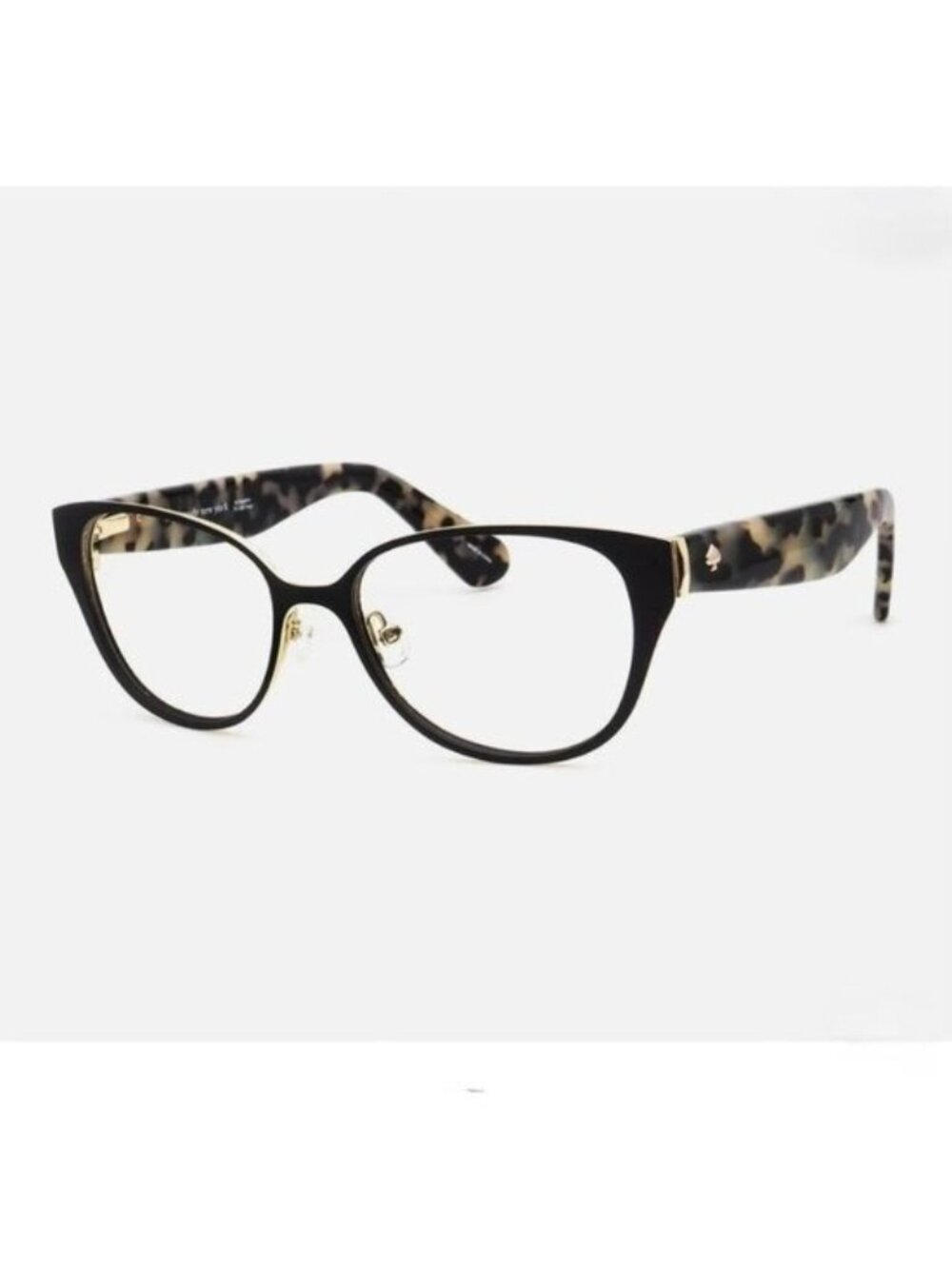 Kate Spade New York NIB Jaydee Cat Eye Eyeglasses Black Gold Tortoise Frame - Picture 3 of 6